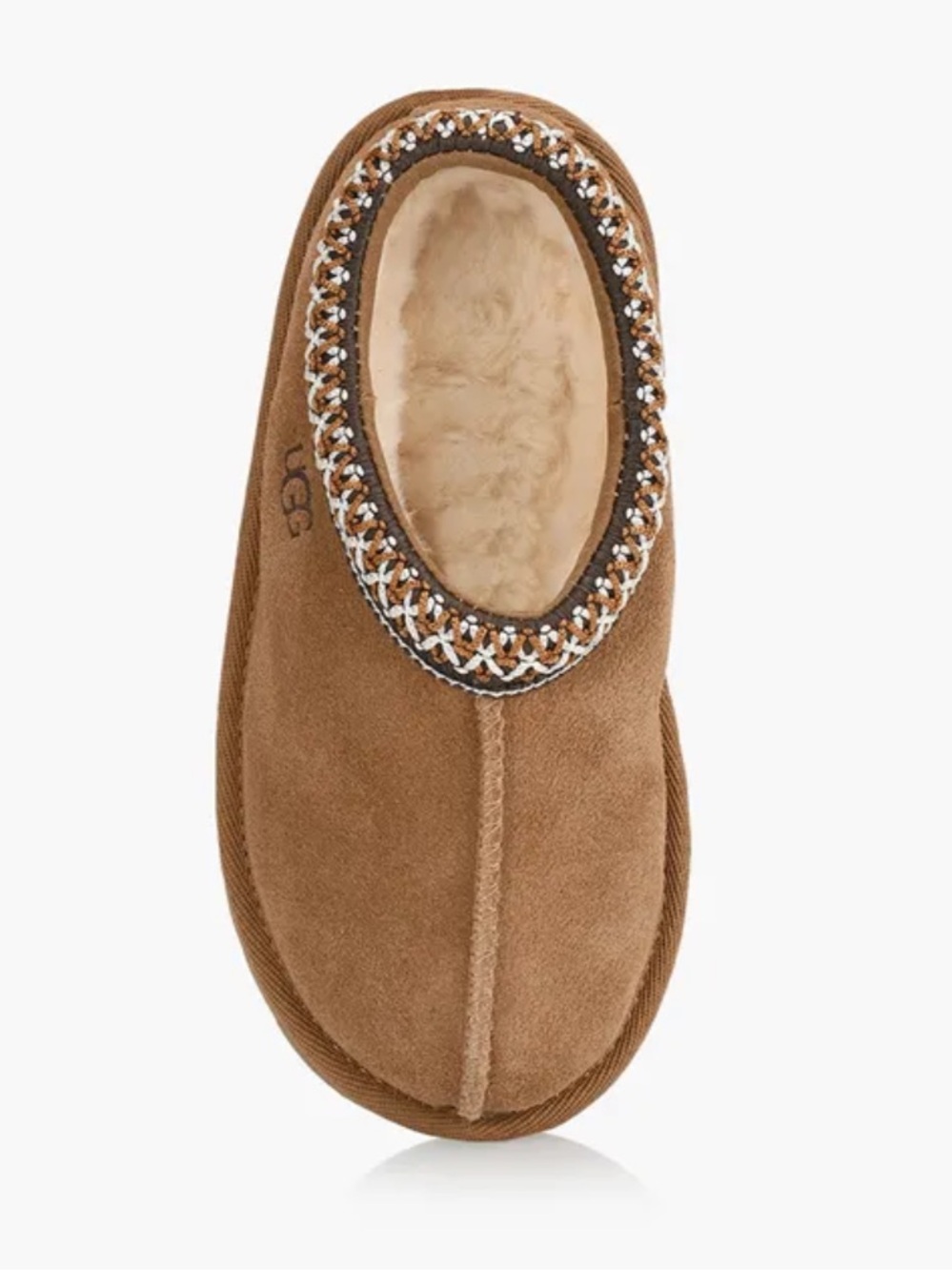 UGG Kids Tasman II Slip-On Slipper — Chestnut Suede - Picture 2 of 3